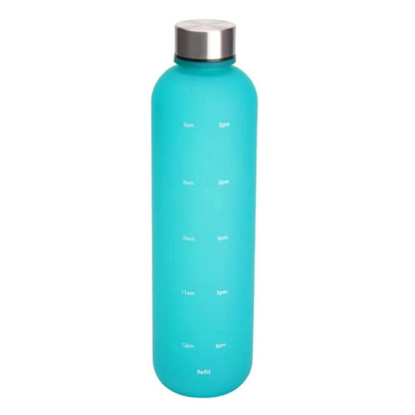 1000 ml genanvendelig Tritan vandflaske, blå KLB