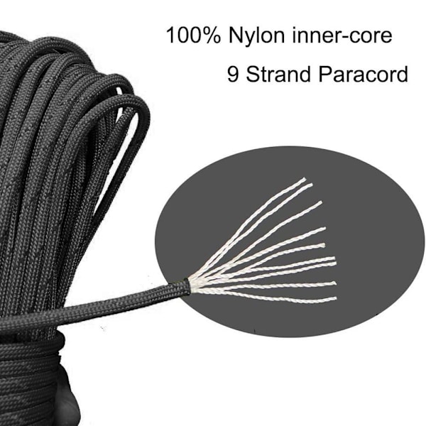 30m rivefast slitesikker overlevelsesparacord