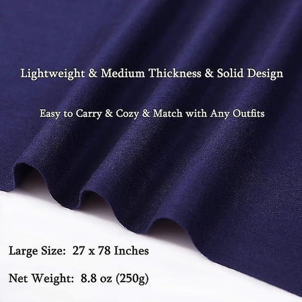 Cashmere Shawl Shawl - Blød 70*200CM (Blå)