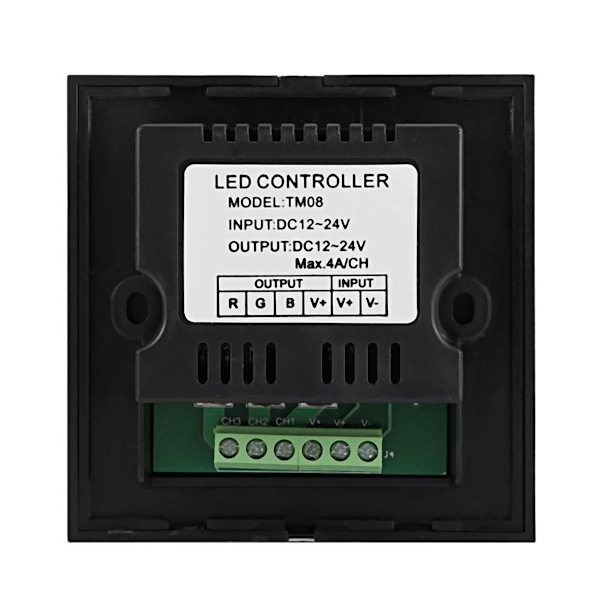 Väggmonterad färgglad RGB LED touch panel controller dimmer KLB