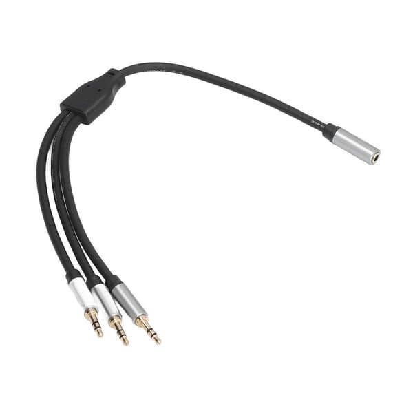 3,5 mm TRRS til 3,5 mm kabel hun til han stereo splitter KLB