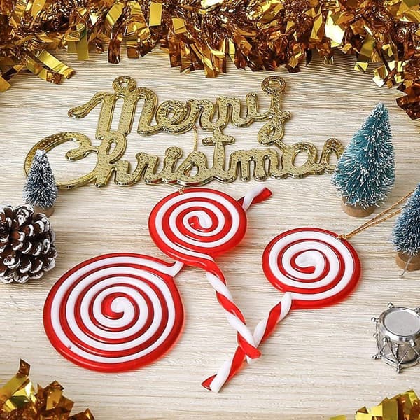 Julgranspynt lollipop-set, 6 stycken julgranslollipop KLB