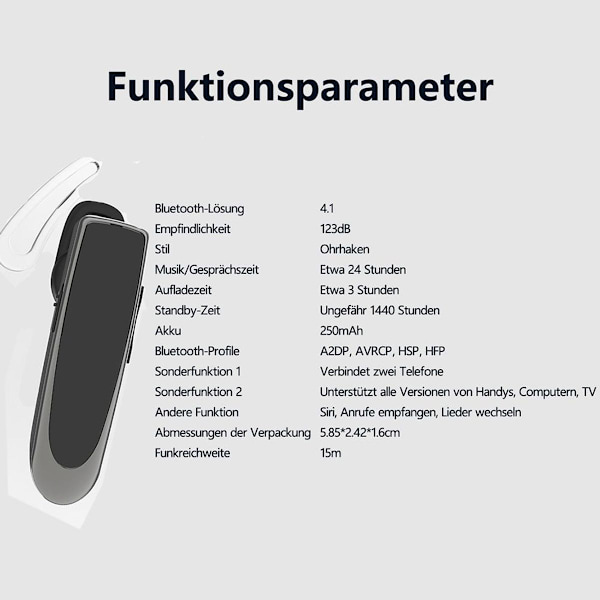 Bluetooth-hovedtelefoner Bluetooth-hovedtelefoner til iPhone Android Guld