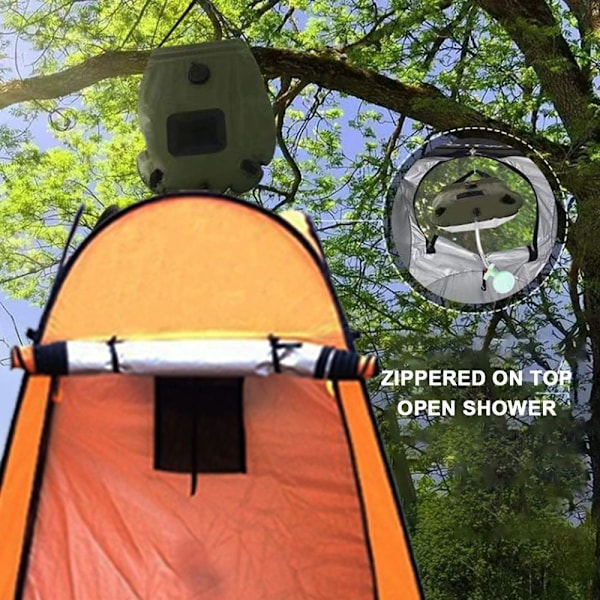 Bærbar Pop Up Brusetelt, Omklædningsrum til Camping & Strand, Foldbar
