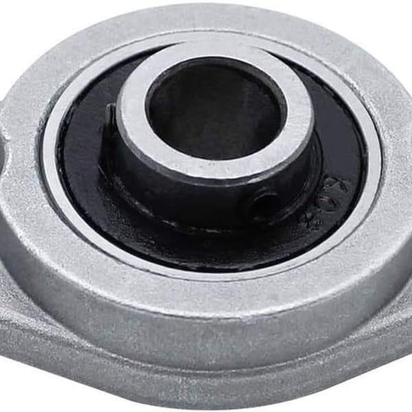Förpackning med 6 kullagerblock 8 mm diameter zinklegering rombisk KLB
