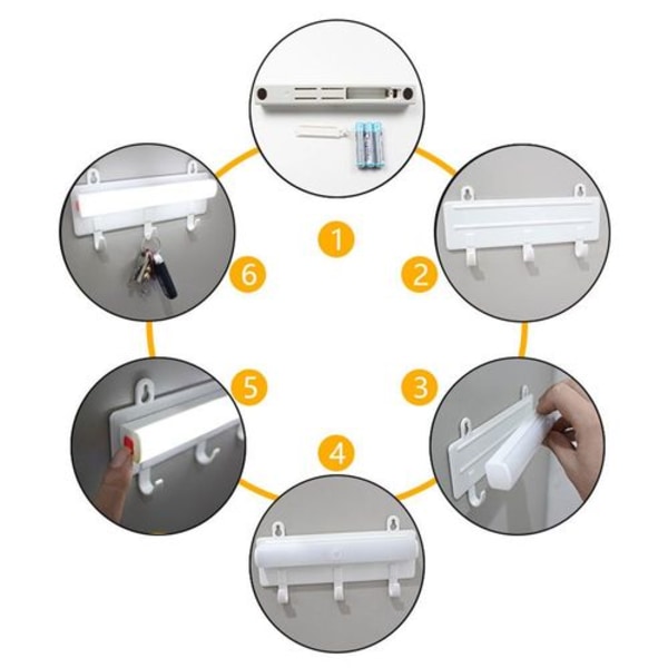 LED-skabbelysning, 3 tilstande underskabslys sensorlys med