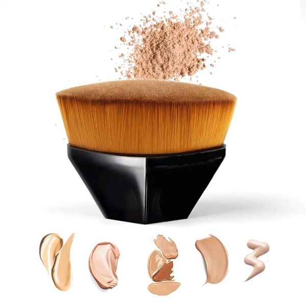 Foundation Makeup Brush Flat Top Facial Blush Flydende Pulver KLB