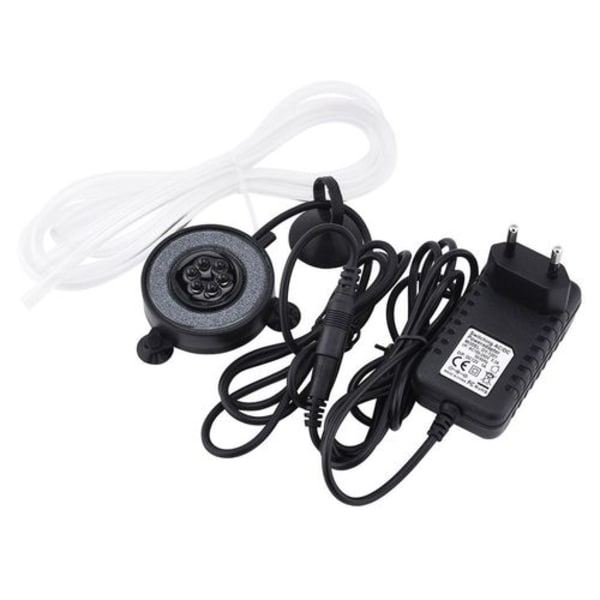 LED-akvarium bubblare färgväxlande lampa luftbubbla sten fisk tank bubbla