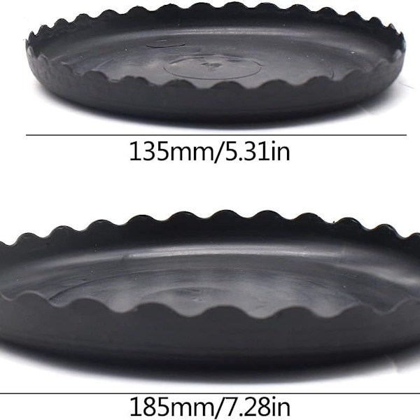 24-pack vågformade växtbrickor -