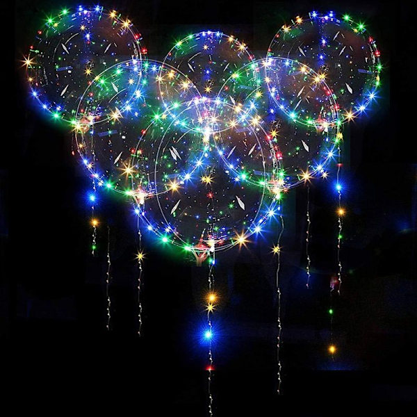 Fødselsdag balloner - LED helium balloner