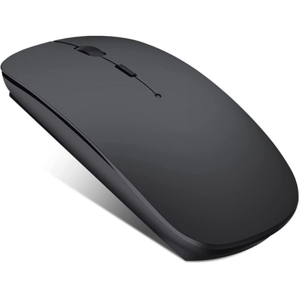Bluetooth-mus genopladelig letvægts trådløs mus kompatibel med