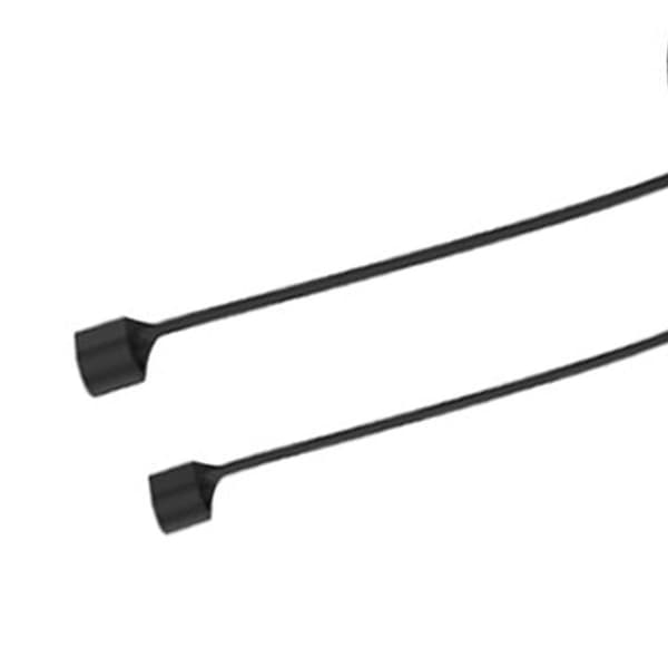 Magnetiske anti-tab armbånd til blød silikone sport 2 sort + 2 lysegrøn