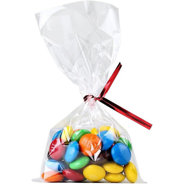 700-pack Metalliska Vridband Färgglada Band för Cellofanpåsar Fest Cello Cake Pops 7 Färger