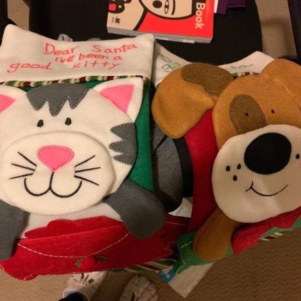 Julekattestrømper (Kat) KLB