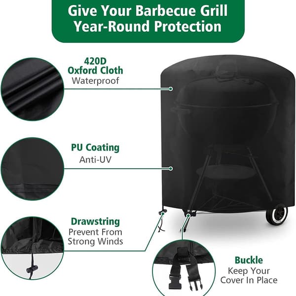 Rund grillhette Sfærisk grillhette 75 x 70 cm