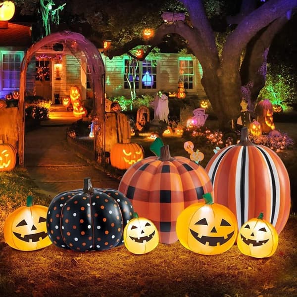 Oppustelig Halloween Havedekoration Oppustelig Spøgelse
