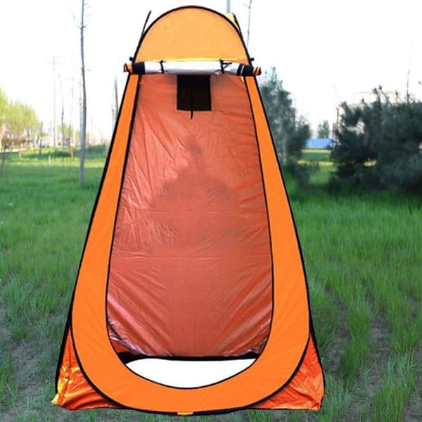 Bärbar Pop Up Duschsekretess Tält, Omklädningsrum för Camping & Strand, Vikbart