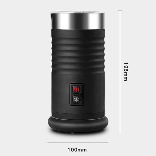 Elektrisk mælkeskummer 400W rustfrit stål 200 ml mælkeskummer KLB