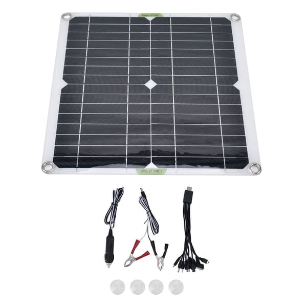 200W 5V Bærbar Solcellepanel Vandtæt Letvægts Tynd KLB