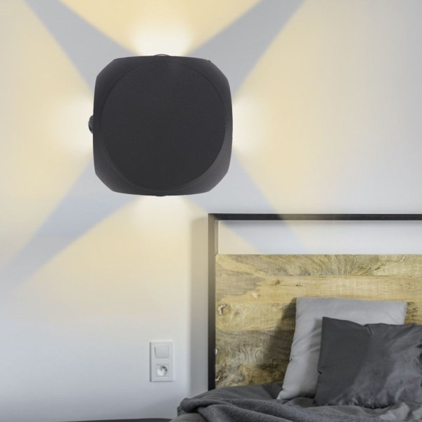 1W Aluminium LED Moderne Enkel Mat Vandtæt Soveværelse Gård KLB