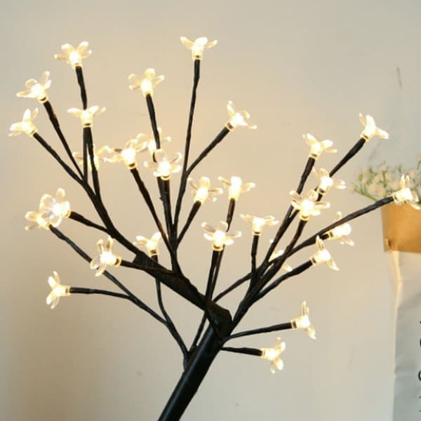 48LED Sakura treformet nattlys justerbar grenlampe KLB