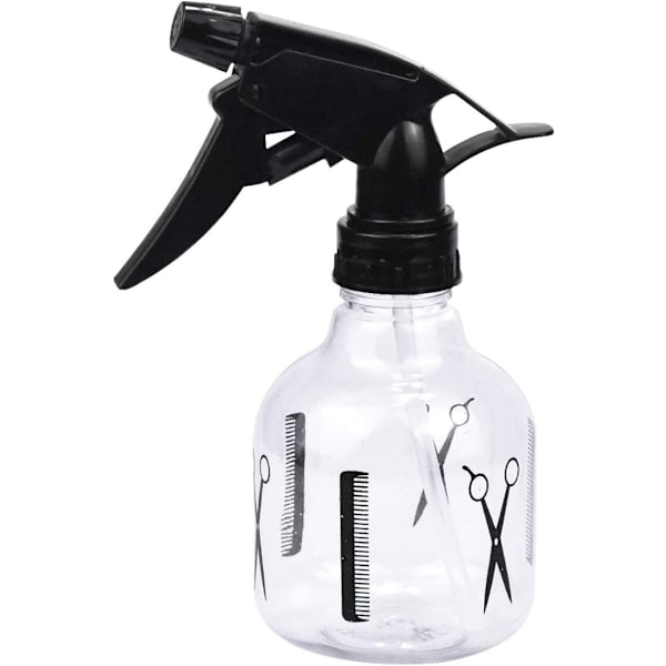 Plastsprayflaskor, 250 ml stor kapacitet sprayflaska frisörsalong spray, plastsprayflaskor