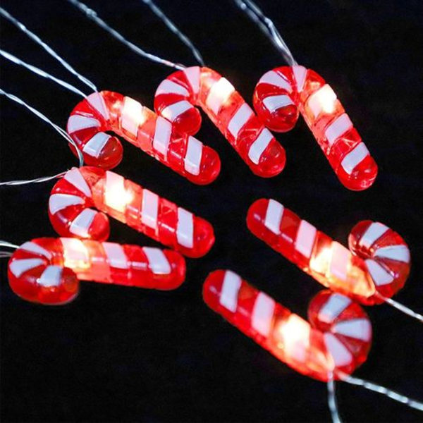 Jouluvalosarja Candy Cane -ketju 9,8 jalkaa