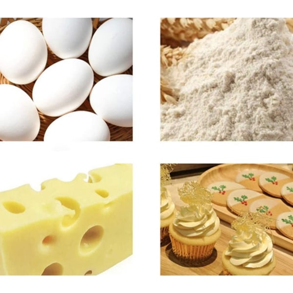 Pieces Skandinavisk Type Visp Liten Visp Visp Rustfritt Stål Eggvisp Flat Fjærvisp Eggpisker, Melk og Eggpisker Mikser 10 Tommer