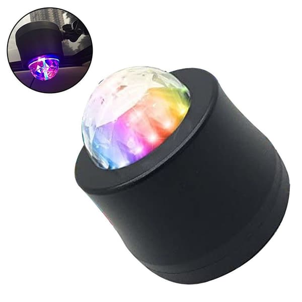 USB DJ-lys Billamp Diskotekslys Effekter Scenebelysning LED Krystal KLB