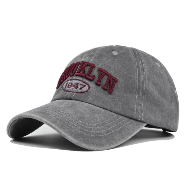 Vintage Brooklyn 1947 Bomull Baseball Cap for Menn og Kvinner