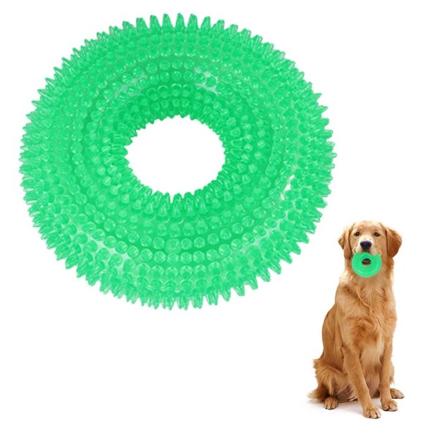 Koiran lelu, vesilelu koira, purulelu koiran vihreä KLB