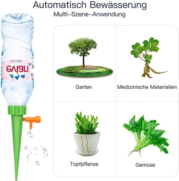 18 stk/sett Automatisk Dryppvanningssystem