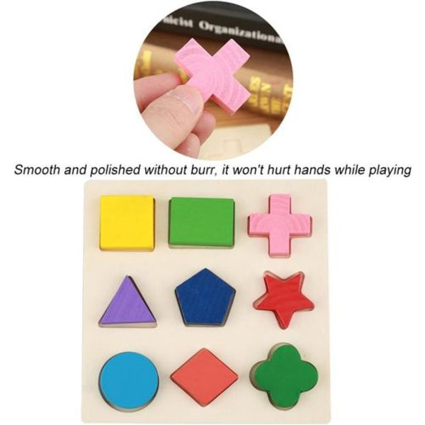Zerodis Puinen Kuutio Geometria Puzzle Rakennuspalikat Värikäs Sopivuus Moottori Taidot