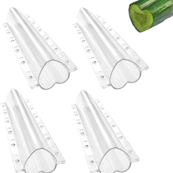4-pack gurkaform transparent grönsaksfruktväxtform tillväxtobservation