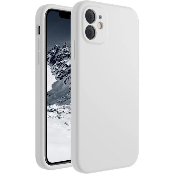 iPhone 11 cover, silikone [firkantede kanter] & [kamerabeskyttelse] forbedret