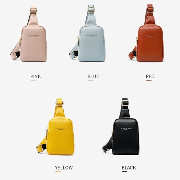 D7005 Sports Diagonal Bag Kvinners Brystpose (Rød)