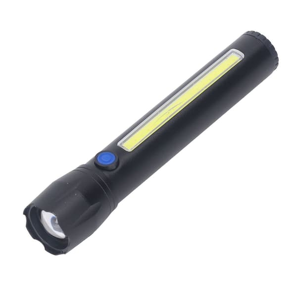 Ulkoilun LED-taskulamppu USB-ladattava COB KLB