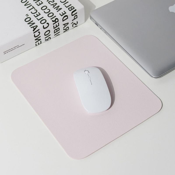 Læder Musemåtte til Bærbar Computer Personlighed Design Pink