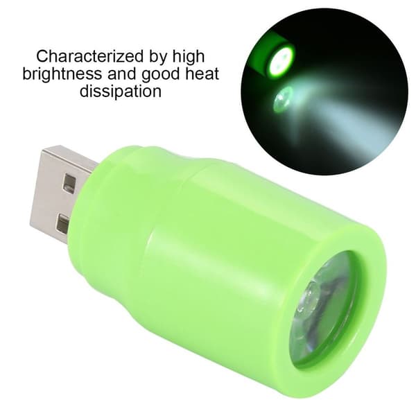 5V 1W langvarig plast mini USB LED-lampe for studie KLB