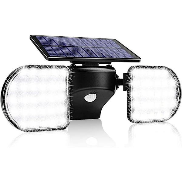 Utendørs solcellelys bevegelsessensor solcellelys 56 LED vanntett IP65 med 2