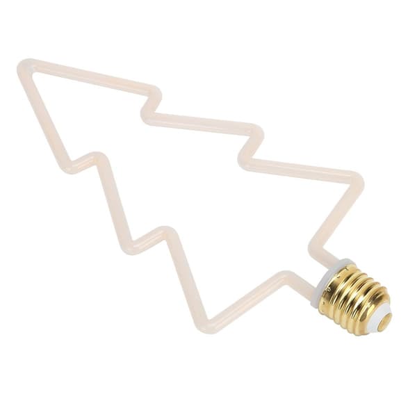 LED dekorationslampe E27/2700K 8W retro træform KLB