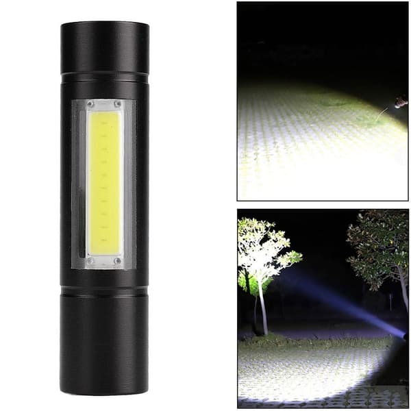 USB-ladattava LED-taskulamppu, kannettava XPR + COB -taskulamppu KLB:lle