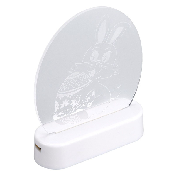 Bunny 3D natlampe kanin holder ægmønster 3D kanin KLB