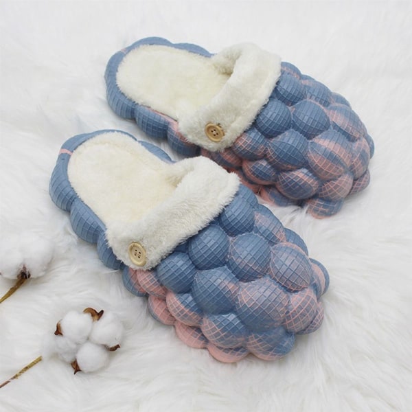 Sjove Lychee Boble Tøfler Hjemmemassage Tøfler Skridsikre 10-11cm KLB