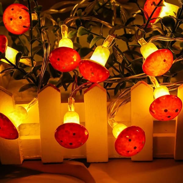 LED soppstrenglys, batteridrevne strenglys KLB