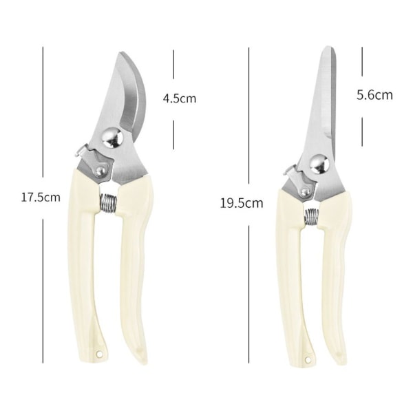 2-pack sekatörer för beskärning i trädgården