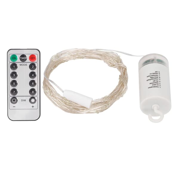2m 200 LED lyslenke med 8 moduser fjernkontroll KLB