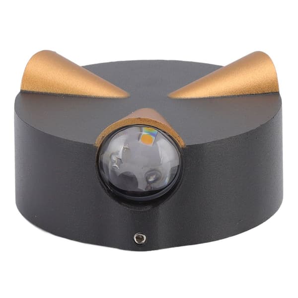 Moderne LED runde 3-perle vegglampe for utendørs terrasse KLB