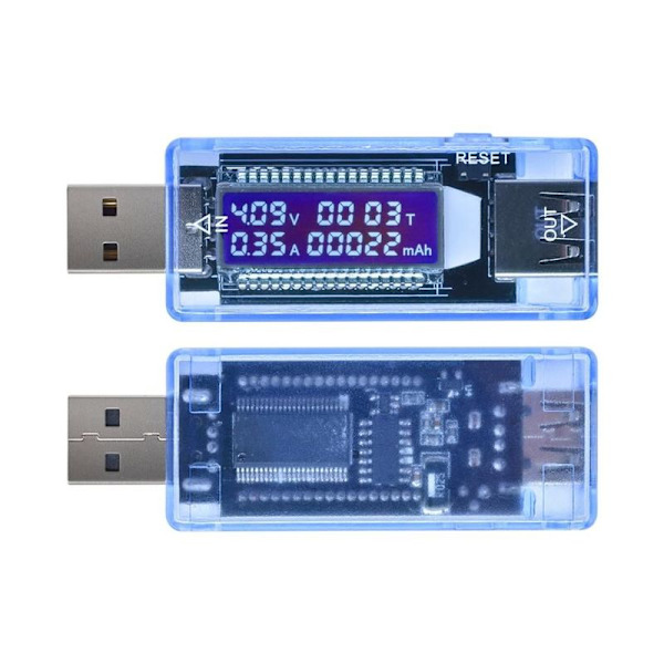 AZDelivery 3 x USB-laddare Doctor Multimeter Laddare Detektor
