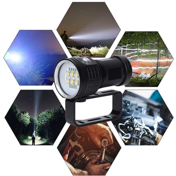 LED IP68 vedenpitävä sukellusvalo, superkirkas KLB